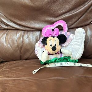 Disney Minnie Mouse Plush Handbag with Pink Bow Very Rare Vintage Tea pot